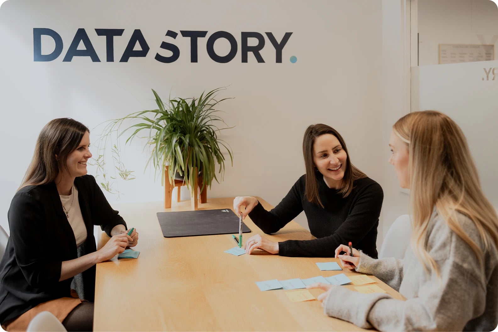 Data Story team in a strategy session