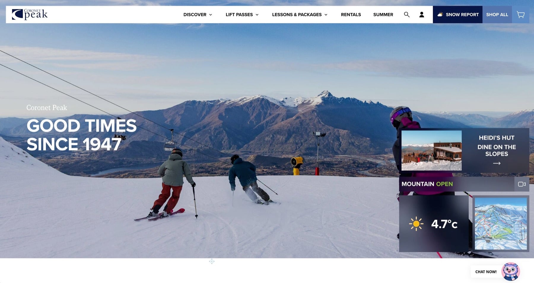 NZSki — How we helped NZSki rebuild three ski area websites around guest buying behaviour case study