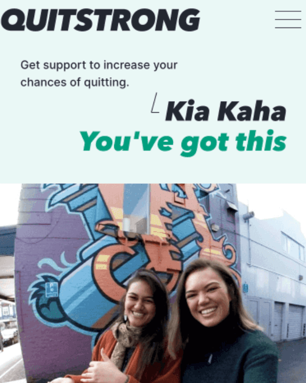 Quitstrong.nz case study
