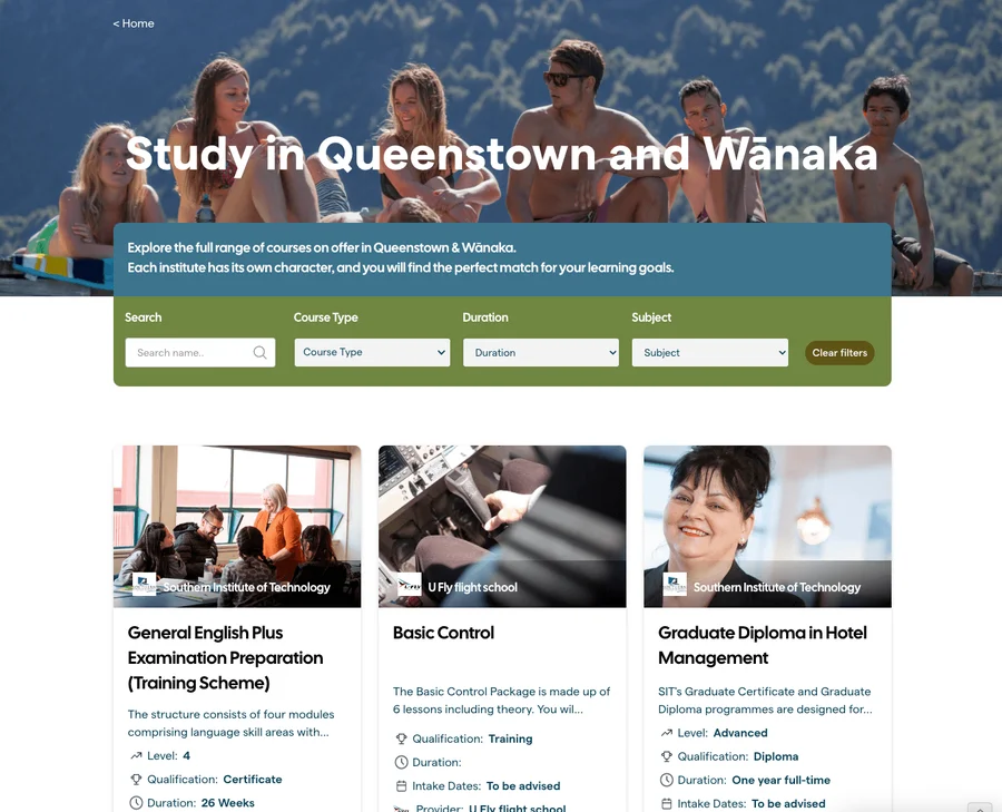 Study Queenstown case study